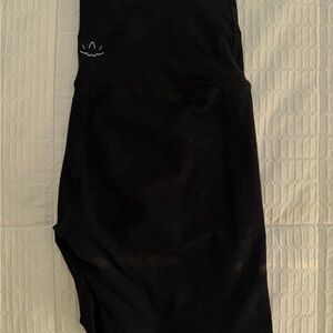 Beyond Yoga Black Leggings with White Logo